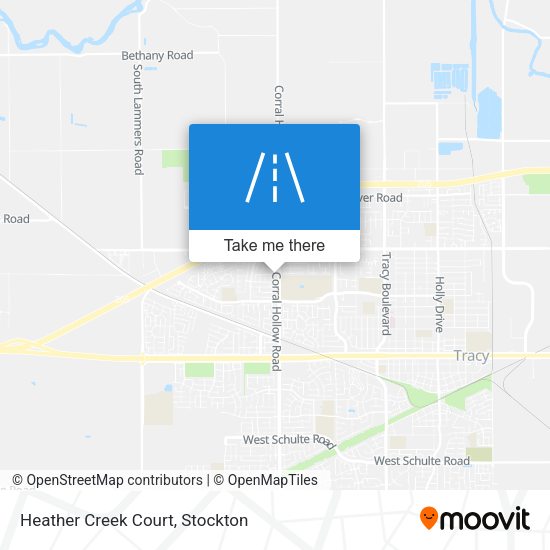 Heather Creek Court map