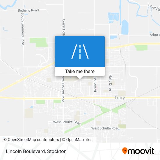Mapa de Lincoln Boulevard