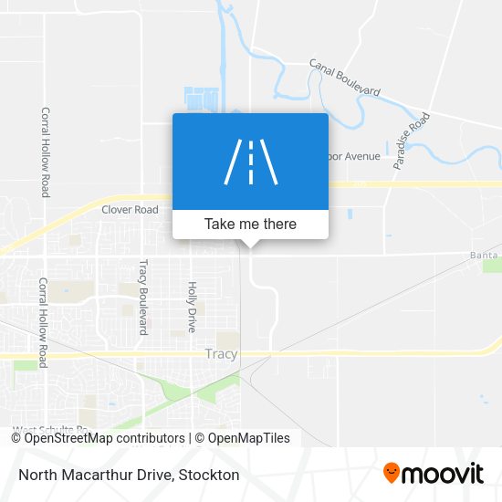 Mapa de North Macarthur Drive