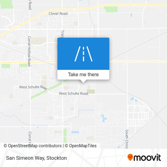 Mapa de San Simeon Way