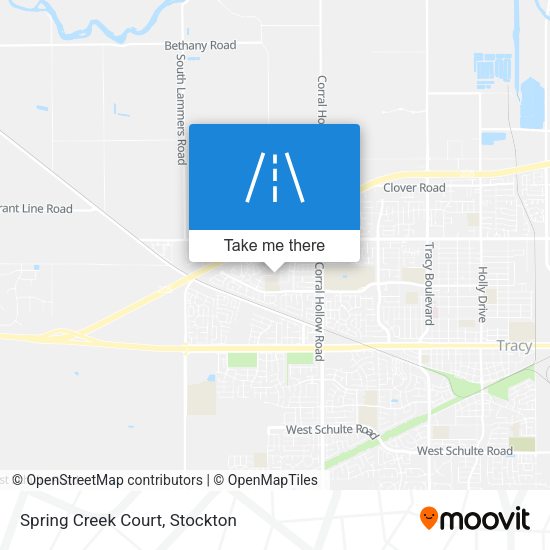 Spring Creek Court map