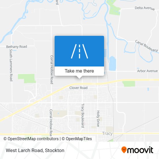 Mapa de West Larch Road