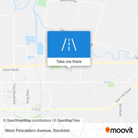 Mapa de West Pescadero Avenue