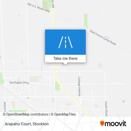Mapa de Arapaho Court