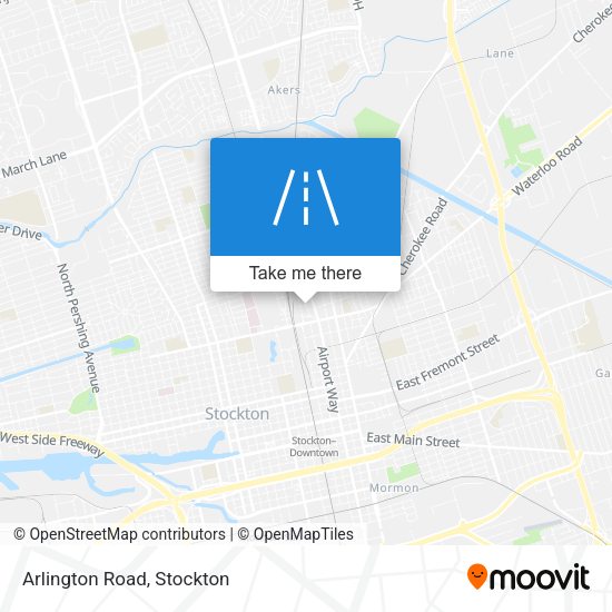 Mapa de Arlington Road