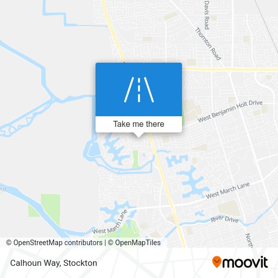 Mapa de Calhoun Way