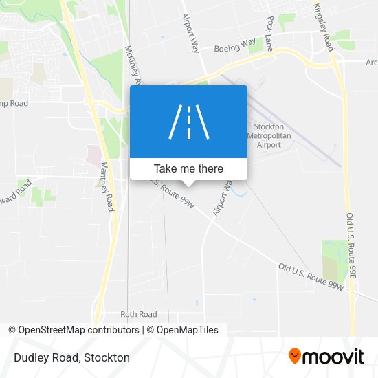 Dudley Road map