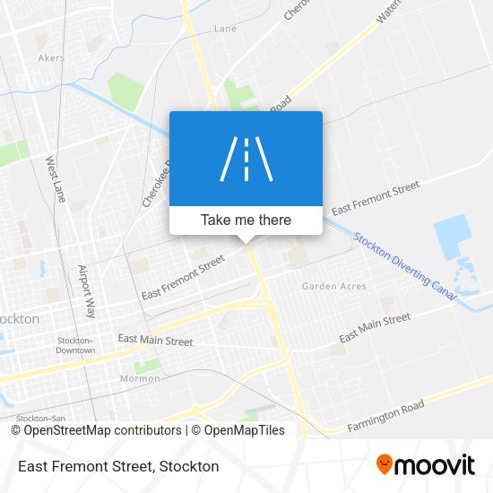 East Fremont Street map