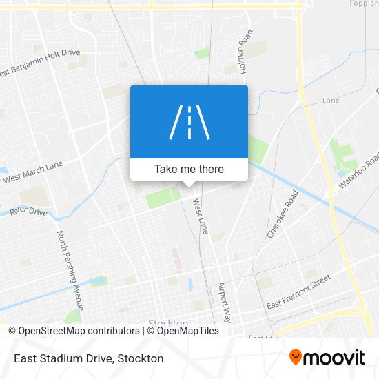 East Stadium Drive map