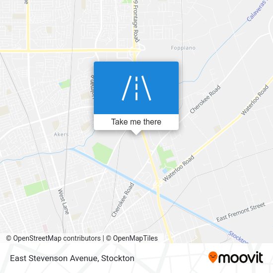 Mapa de East Stevenson Avenue