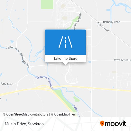 Mapa de Muela Drive