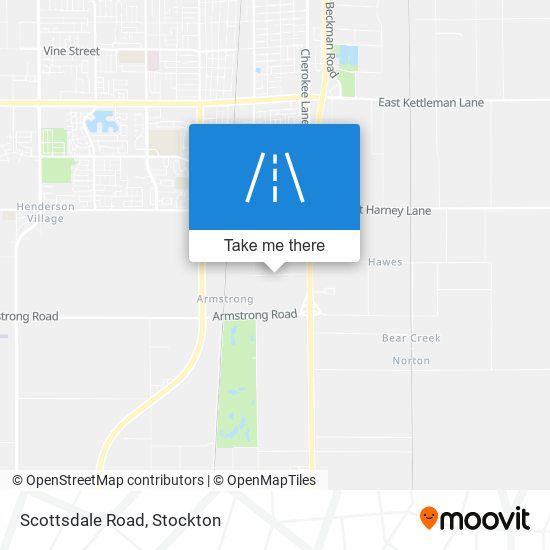 Scottsdale Road map