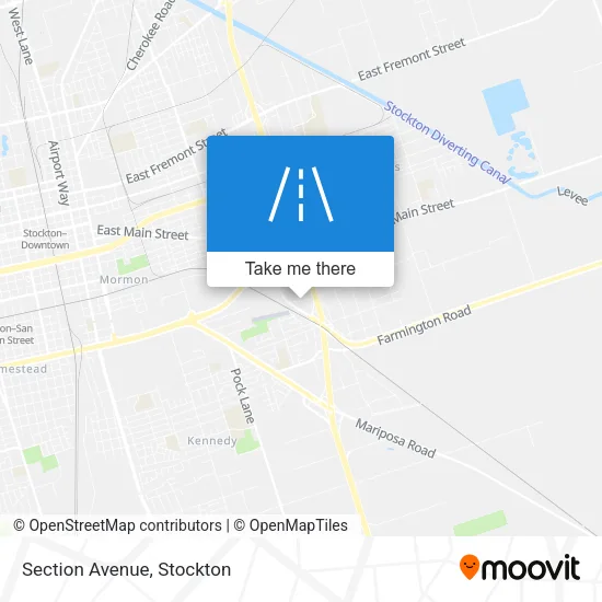 Mapa de Section Avenue