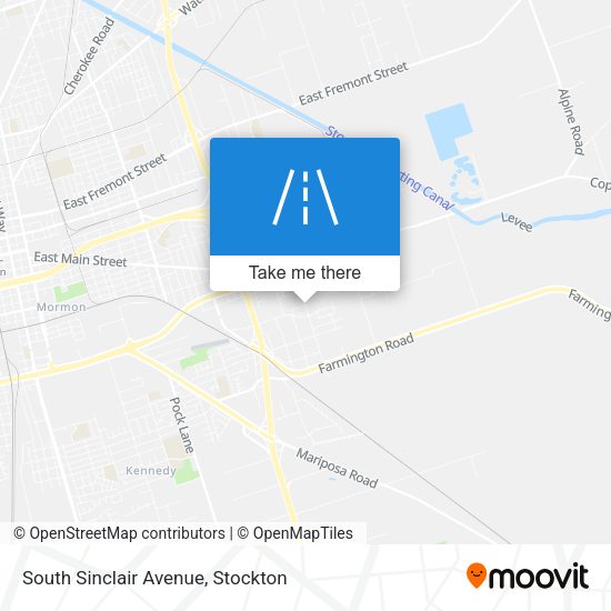 South Sinclair Avenue map
