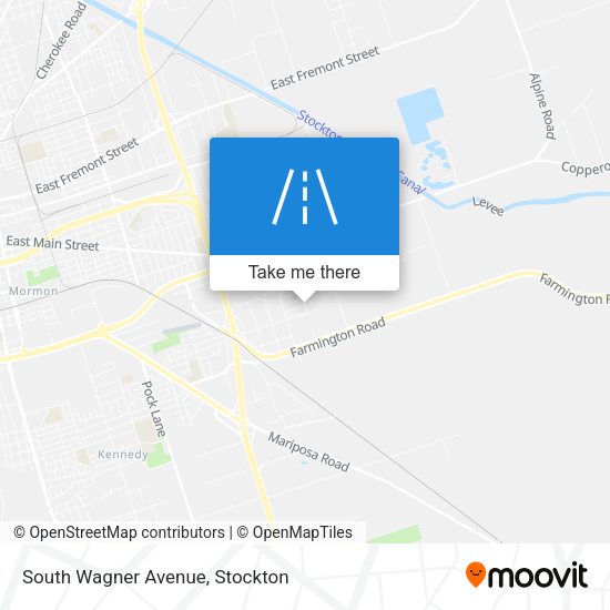 South Wagner Avenue map
