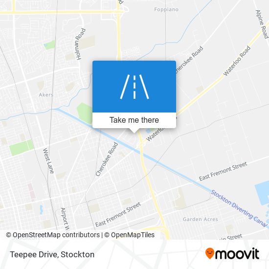 Teepee Drive map