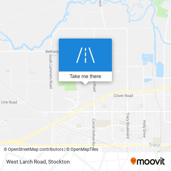 Mapa de West Larch Road