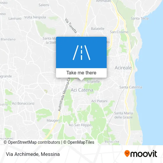 Archimedes Street map