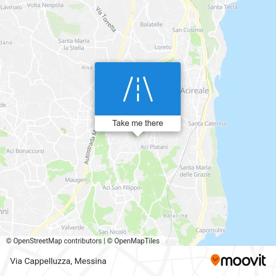 Cappelluzza Street map