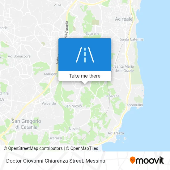 Doctor Giovanni Chiarenza Street map