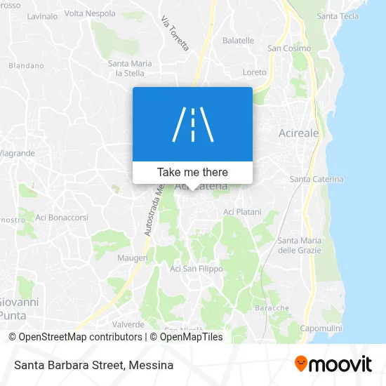 Santa Barbara Street map