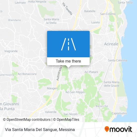 Via Santa Maria Del Sangue map