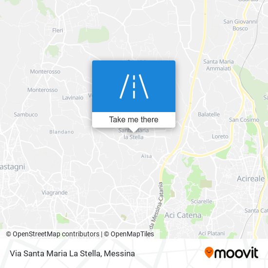 Via Santa Maria La Stella map