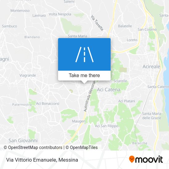 Via Vittorio Emanuele map