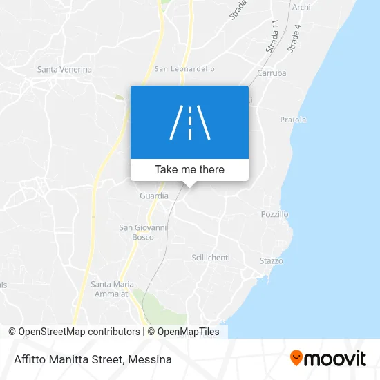 Affitto Manitta Street map