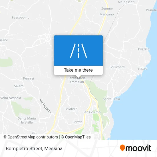 Bompietro Street map