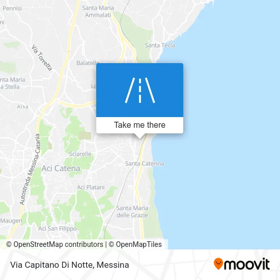 Capitano di Notte Street map