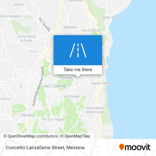 Concetto Lanzafame Street map