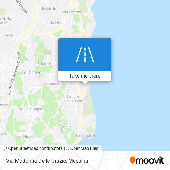 Via Madonna Delle Grazie map