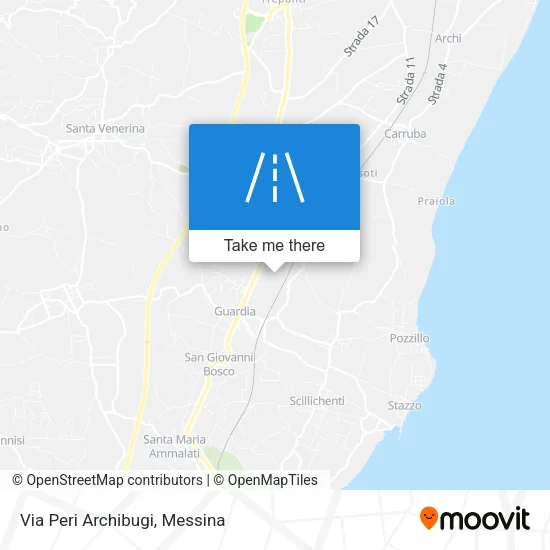 Peri Archibugi Street map