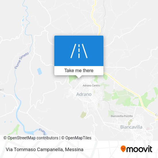 Via Tommaso Campanella map