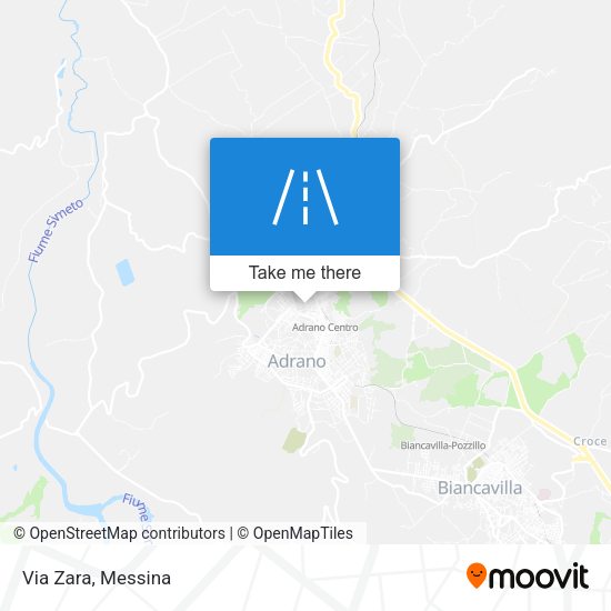 Via Zara map