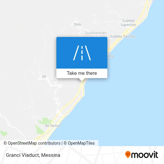 Granci Viaduct map