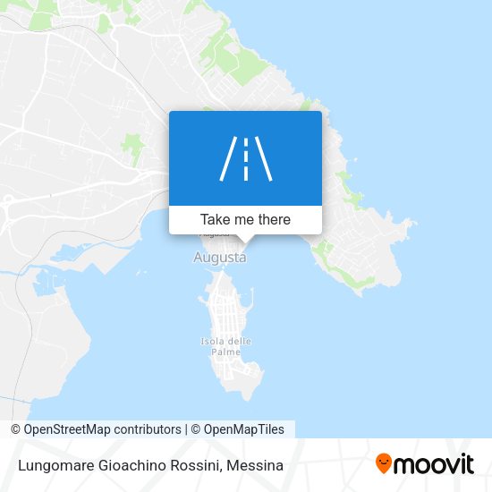 Lungomare Gioachino Rossini map