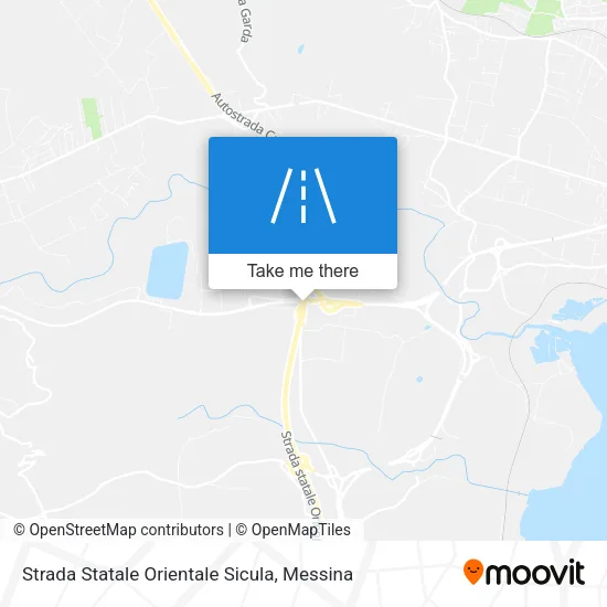 Eastern Sicilian State Road map