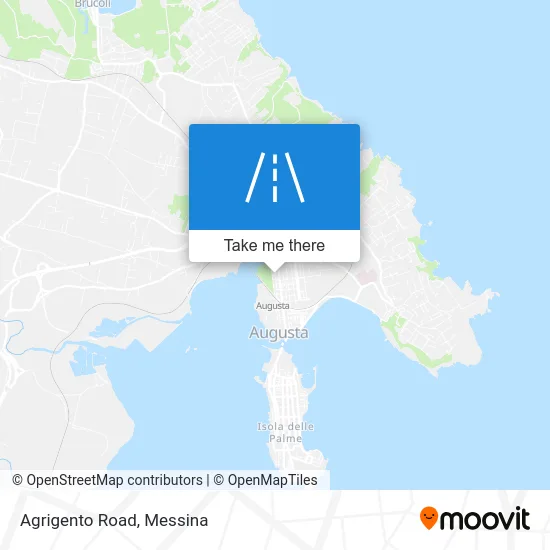 Agrigento Road map