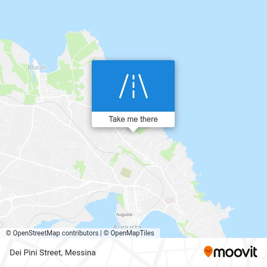 Dei Pini Street map