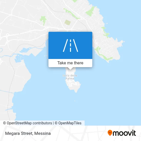 Megara Street map