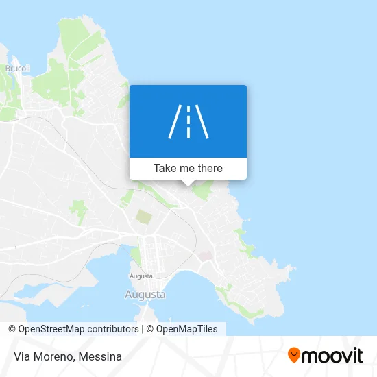 Via Moreno map
