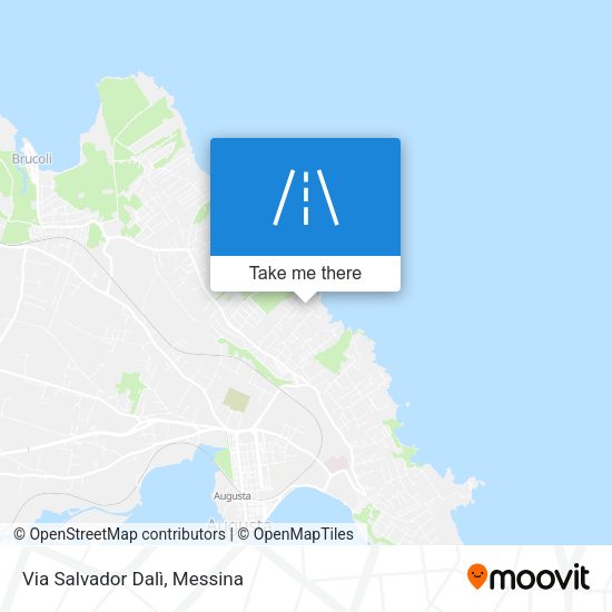Via Salvador Dalì map