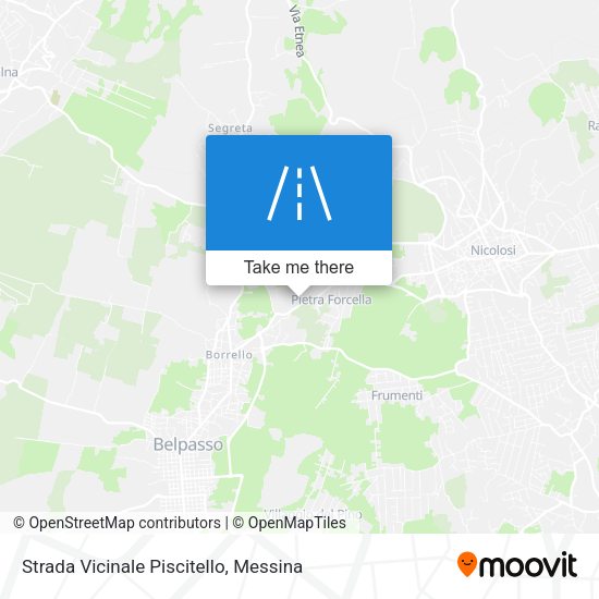 Strada Vicinale Piscitello map