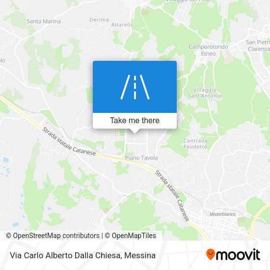 Via Carlo Alberto Dalla Chiesa map