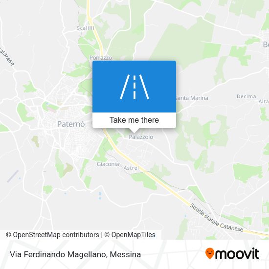 Via Ferdinando Magellano map