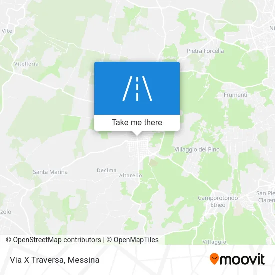 X Traverse Street map