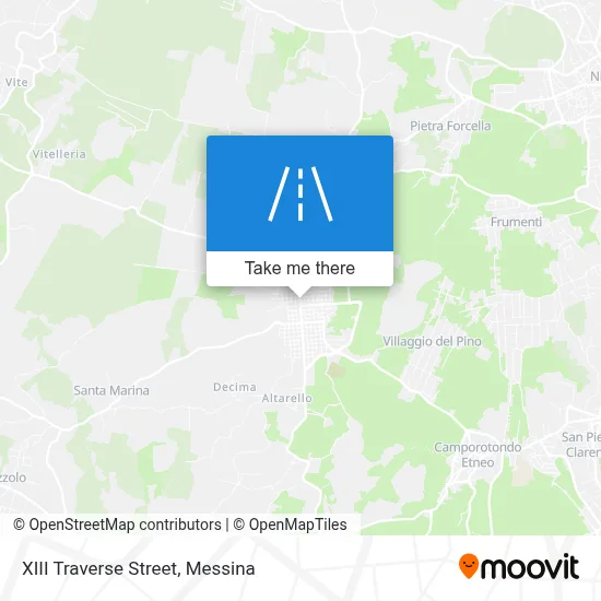 XIII Traverse Street map