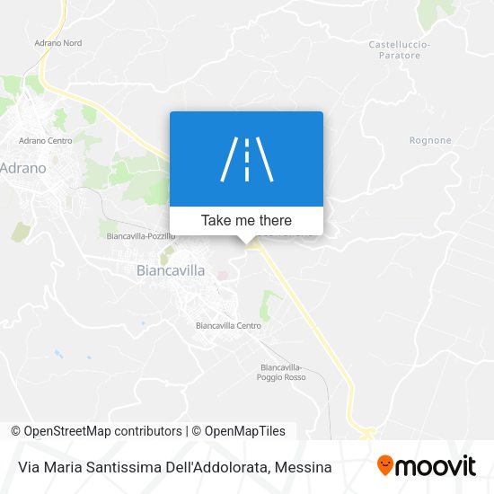 Via Maria Santissima Dell'Addolorata map